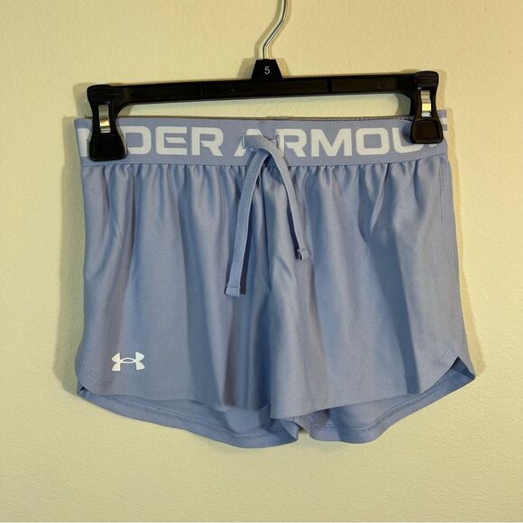 ✨ Under Armour Girl’s Light Purple Loose Shorts Medium NWT - Picture 1 of 9